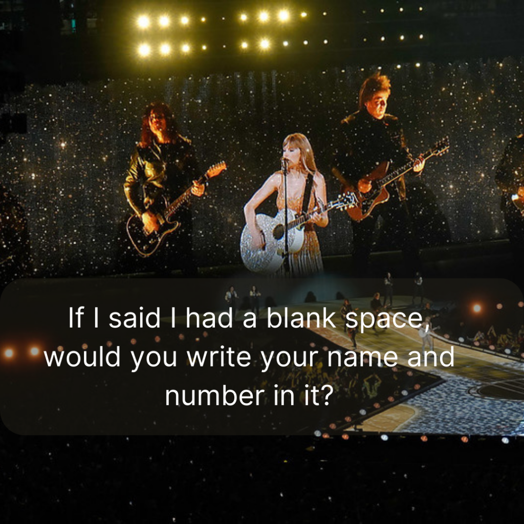 Taylor swift rizz about concert