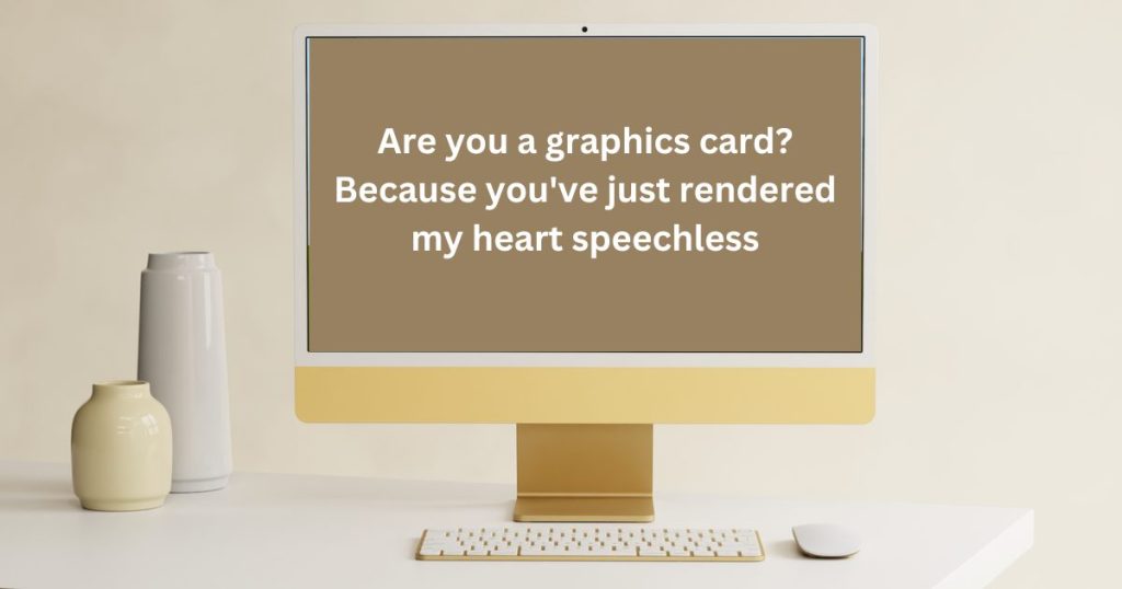 graphic card pickup line