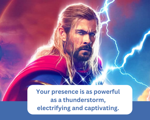 Thor presence as powerful as electrifying