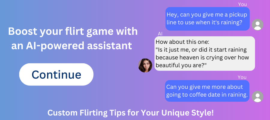 Level up your flirting skill