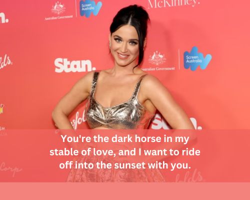 katty perry with dark horse line