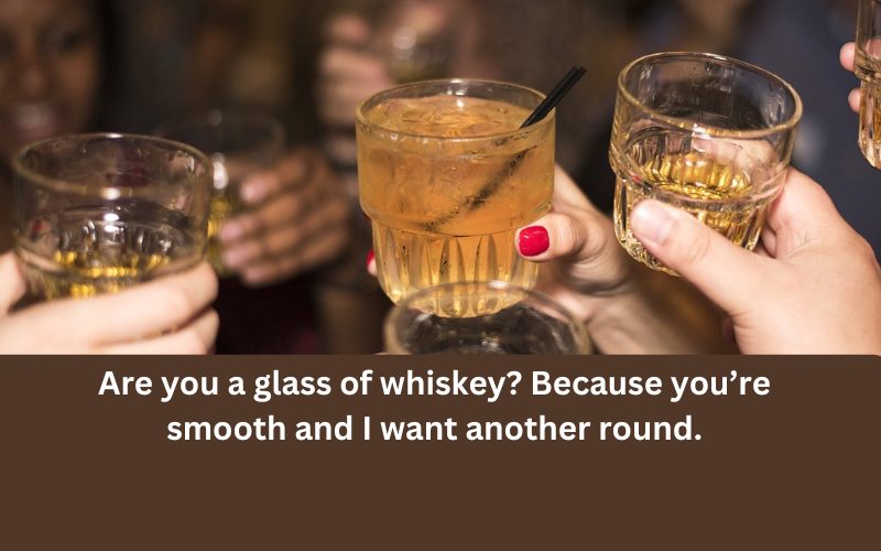 party with whiskey pickup lines